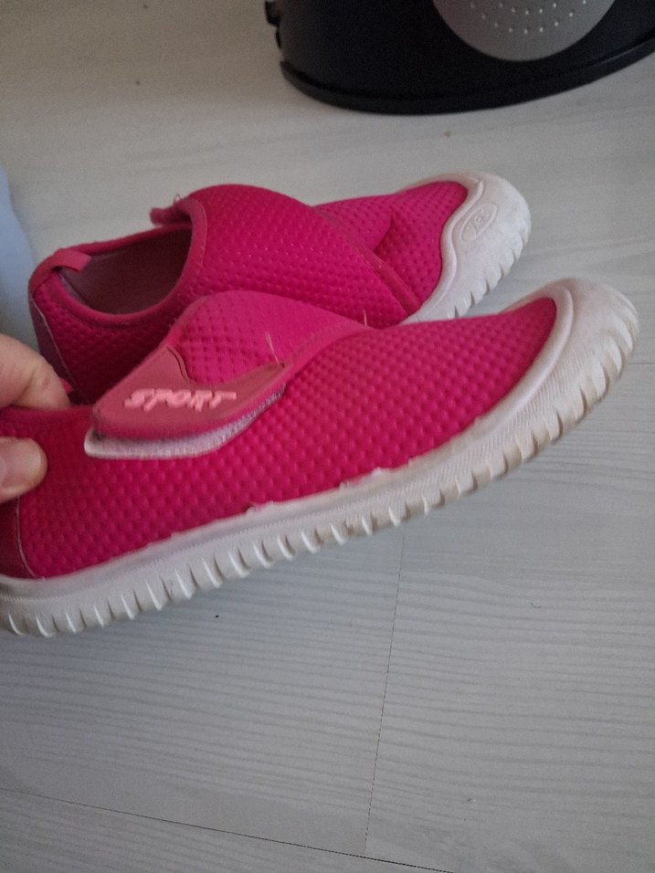Kız Çocuk Pembe Spor Ayakkabı Velcro - Görsel 2