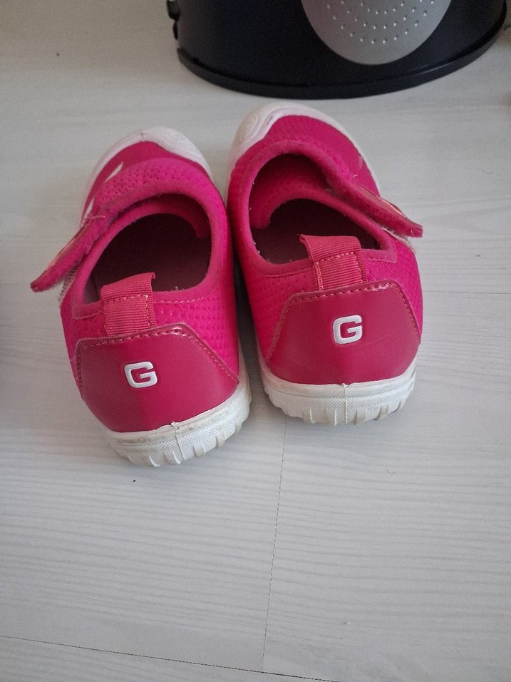 Kız Çocuk Pembe Spor Ayakkabı Velcro - Görsel 4
