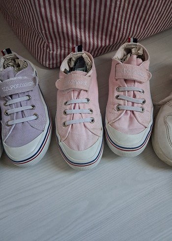 Kız Çocukları İçin Pembe ve Lila Sneaker - Görsel 5