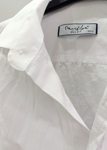 Beyaz Erkek Keten Gömlek - Görsel 2