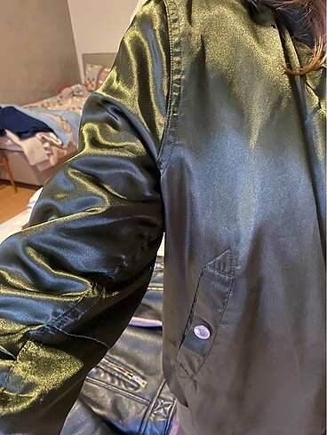 Mango Mango saten görünümlü bomber