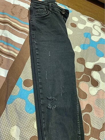 Skinny antrasit butik jean - Görsel 2