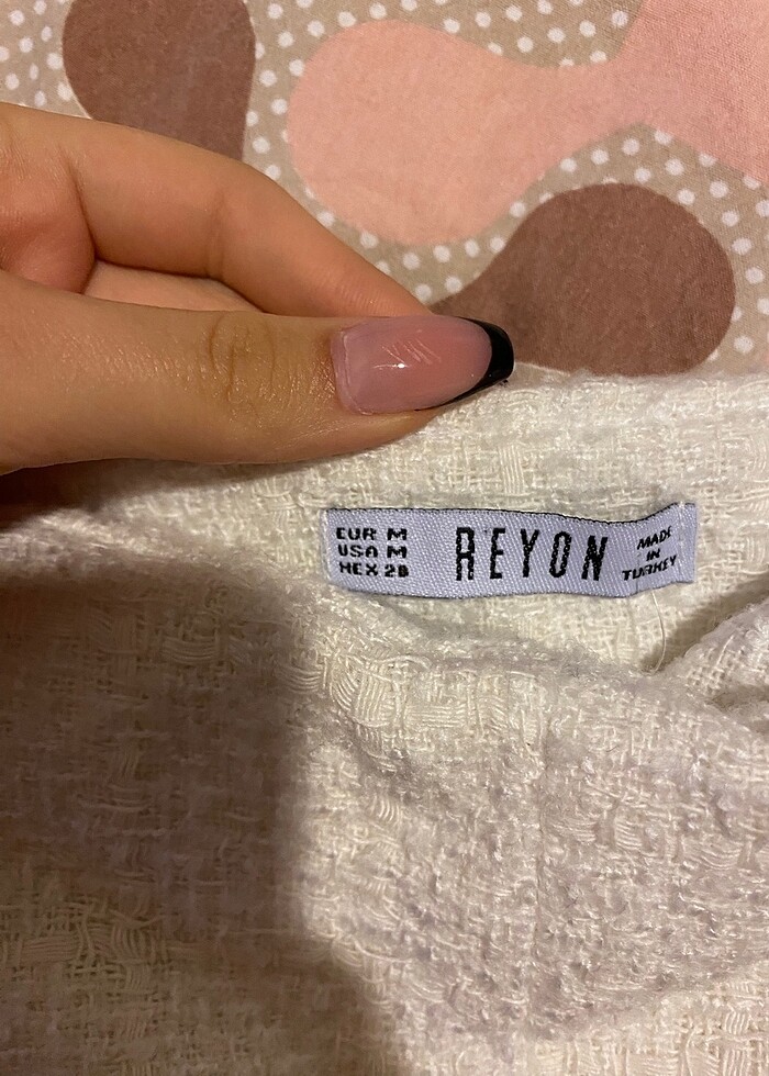 Tüvik kumaş şort etek - Görsel 2