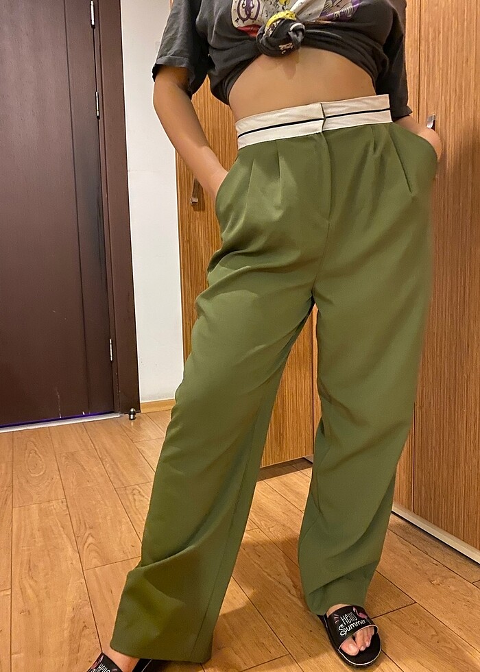 Trendyol milla kumaş pantolon - Görsel 3