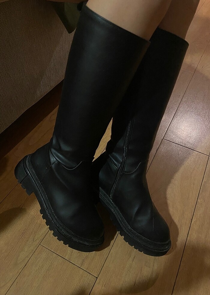 Enes ayakkabı siyah çizme - Görsel 3