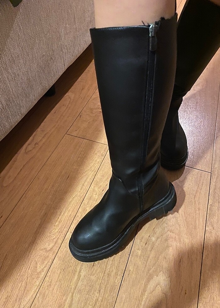 Enes ayakkabı siyah çizme - Görsel 2