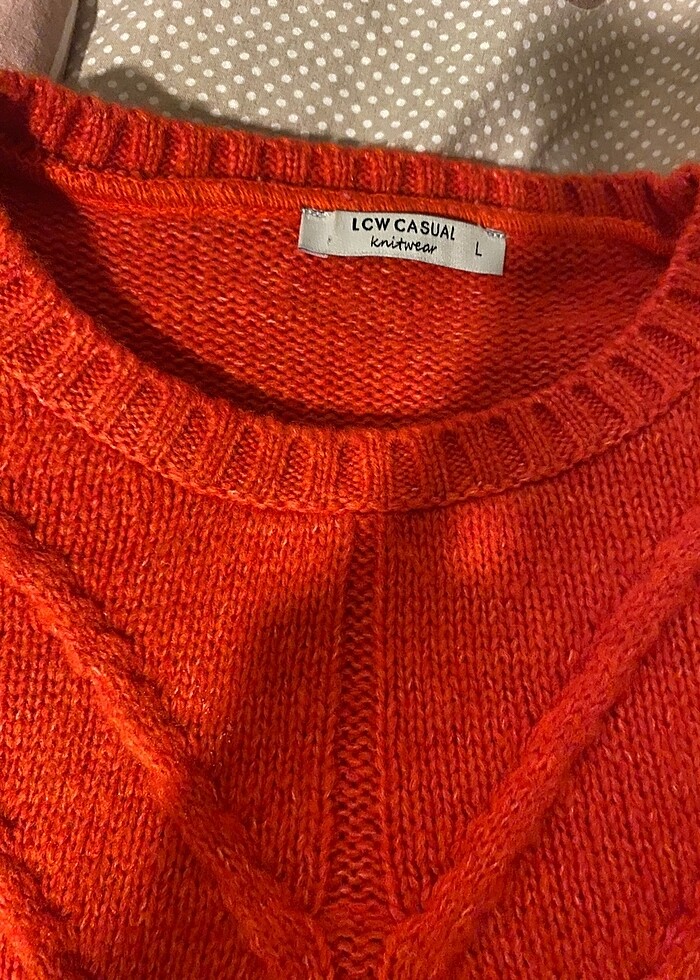 LCW turuncu kazak - Görsel 2