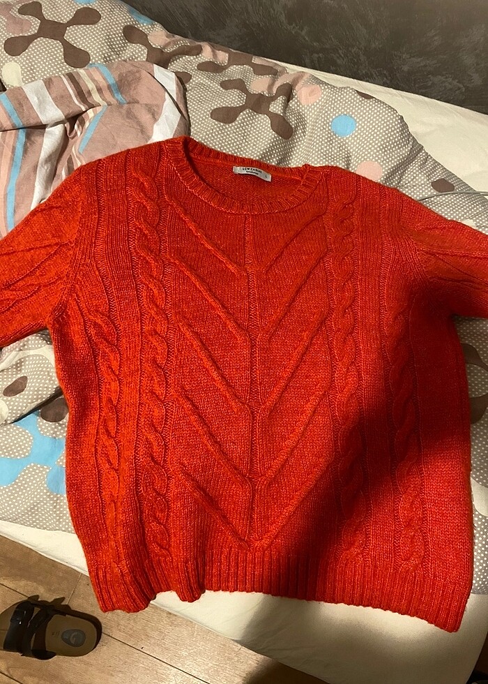 LCW turuncu kazak - Görsel 4