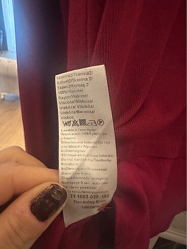 40 Beden bordo Renk Lacoste 40 beden bluz
