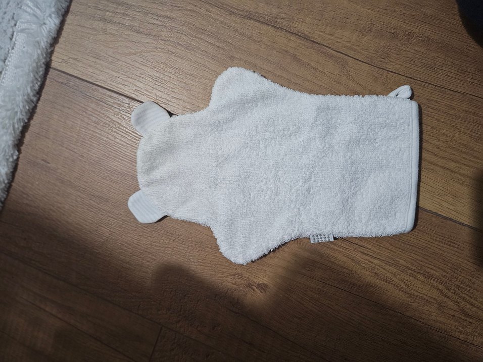 Beyaz Havlu Kumaştan Lif Kese - Görsel 2