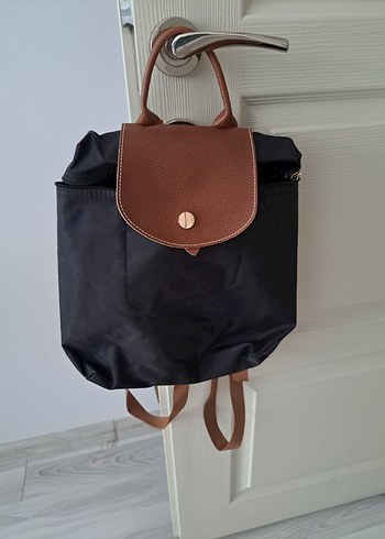 Beden Longchamp Kadın Kahverengi Deri Sırt Çantası