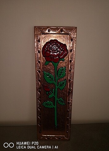 Diğer El işi bakır kabartmalı tablo (12x39)