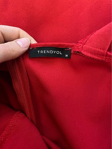 s Beden bordo Renk Trendyolmilla Elbise
