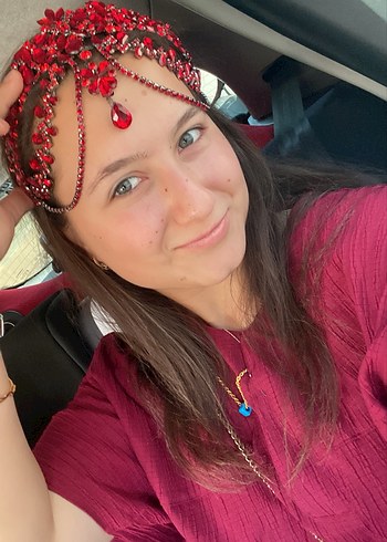 Kırmızı kına tacı - Görsel 3