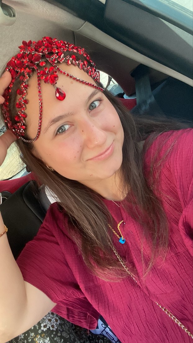 Kırmızı kına tacı - Görsel 3