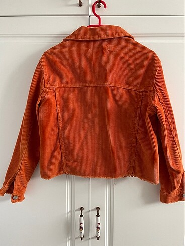 36 Beden turuncu Renk Kadife ceket