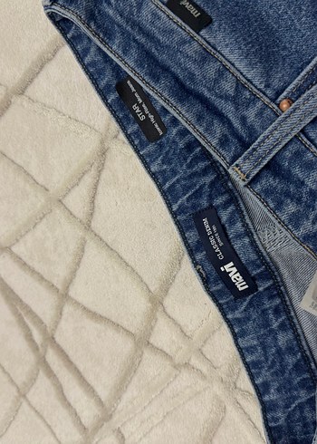 Mavi Jeans Gri Mavi Rahat Kesim Midi Kot Pantolon