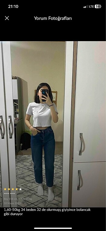 Trendyol & Milla Yüksek bel mom jean