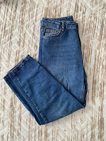 40 Beden Yüksek bel mom jean