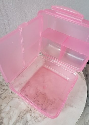 Pastel Pembe büyük Beslenme Kutusu - Görsel 2