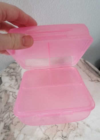 Pastel Pembe büyük Beslenme Kutusu - Görsel 3