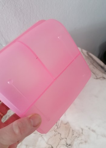 Pastel Pembe büyük Beslenme Kutusu - Görsel 5