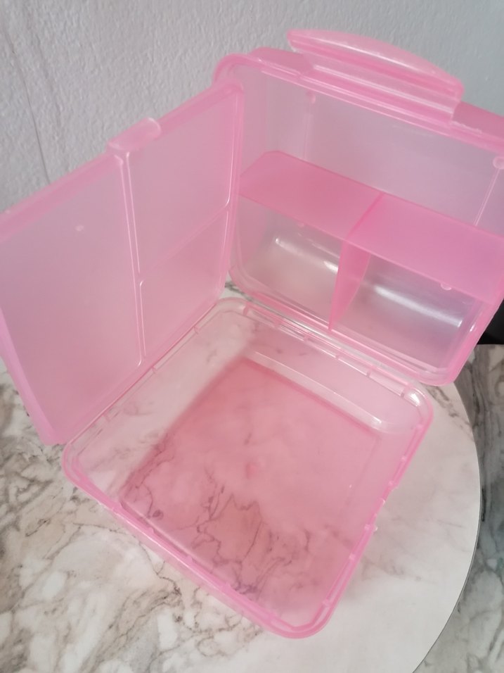 Pastel Pembe büyük Beslenme Kutusu - Görsel 2