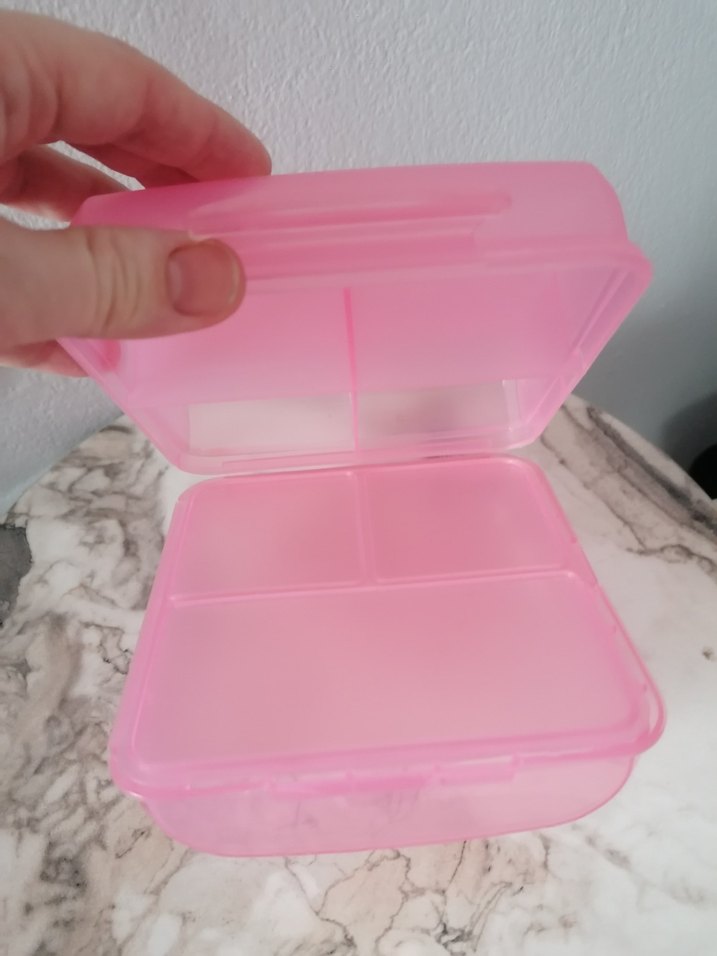 Pastel Pembe büyük Beslenme Kutusu - Görsel 3