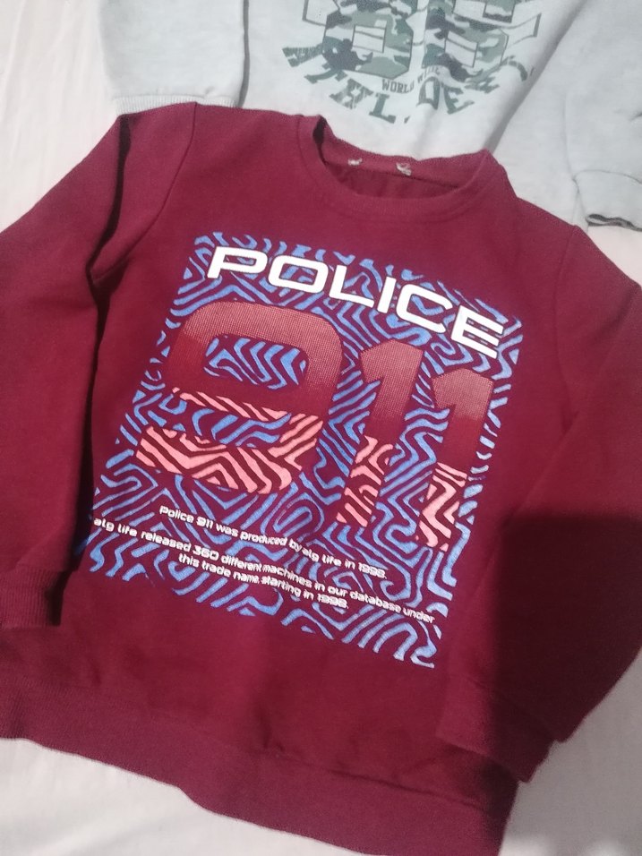 Erkek Çocuk Renkli Baskılı Sweatshirt - Görsel 2