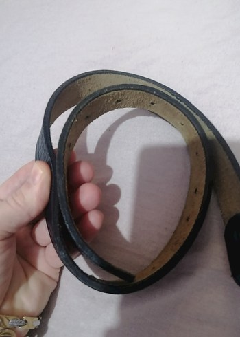 Siyah Minimalist Erkek cocuk Kemer - Görsel 2