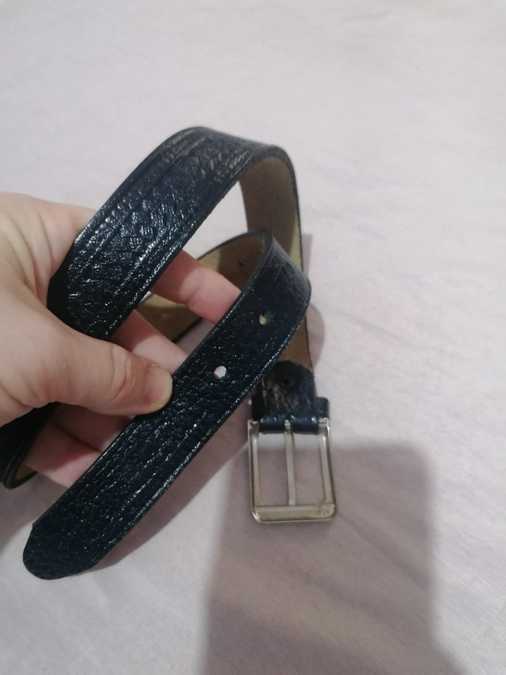 Siyah Minimalist Erkek  cocuk Kemer - Görsel 4