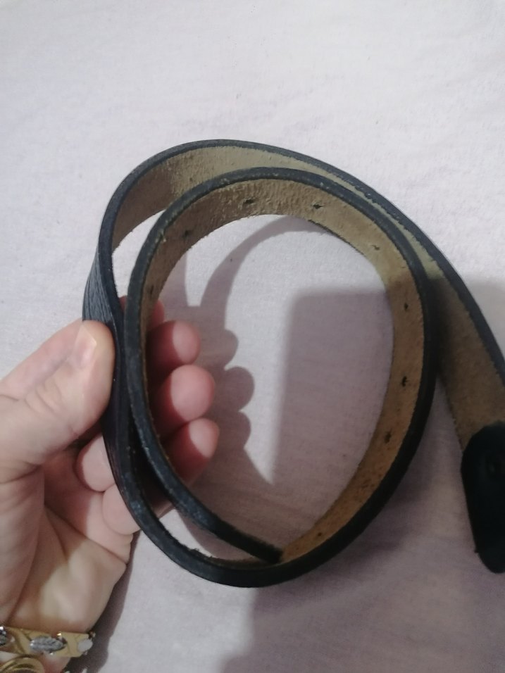 Siyah Minimalist Erkek  cocuk Kemer - Görsel 2