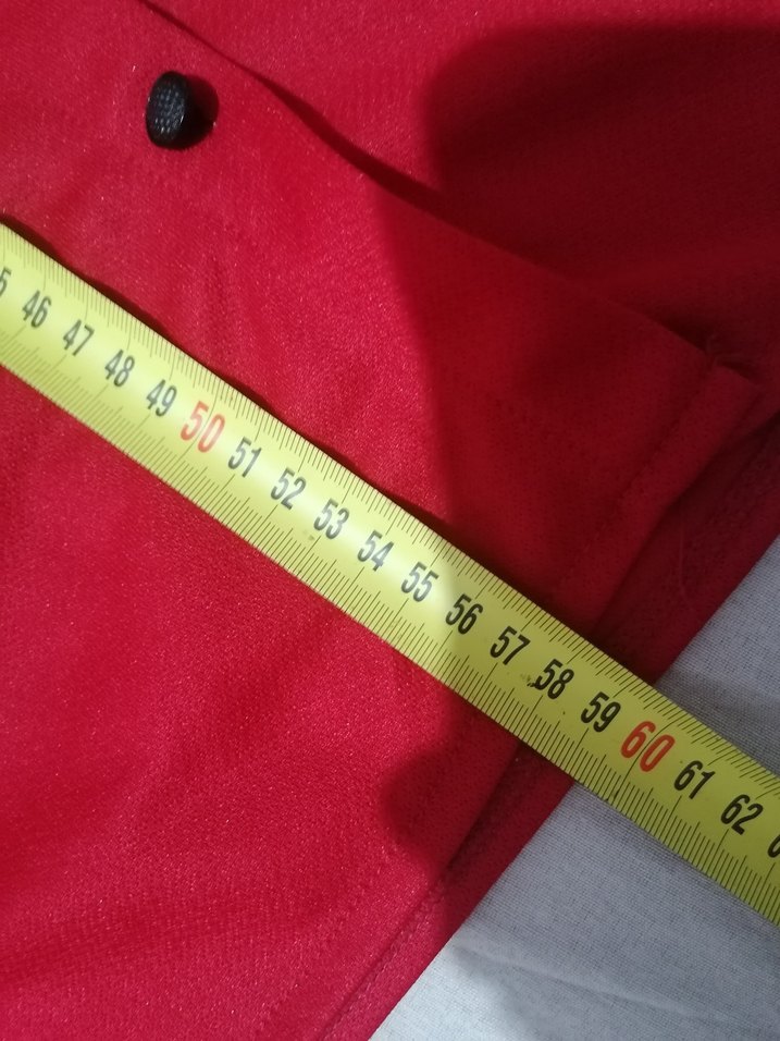 Düğmeli Kırmızı Midi  Etek - Görsel 4