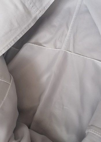 Düğmeli Bej uzun Kemerli Etek - Görsel 10