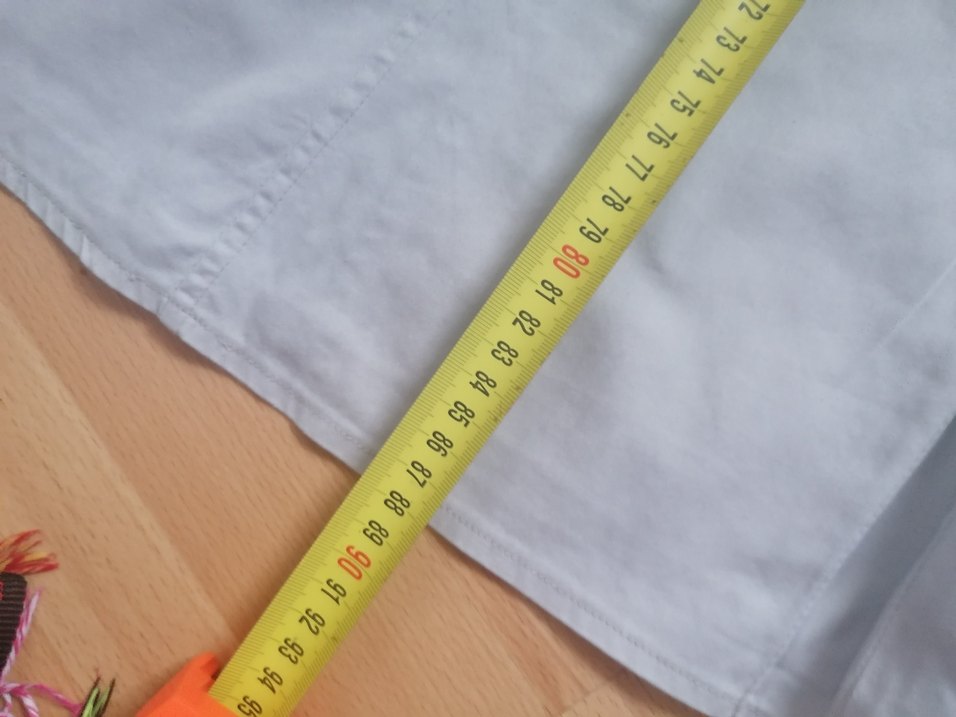 Düğmeli Bej uzun Kemerli Etek - Görsel 4