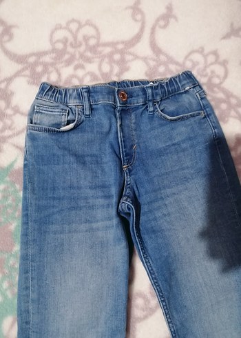 Gri Baskılı Erkek çocuk Sweatshirt ve Denim Pantolon - Görsel 10