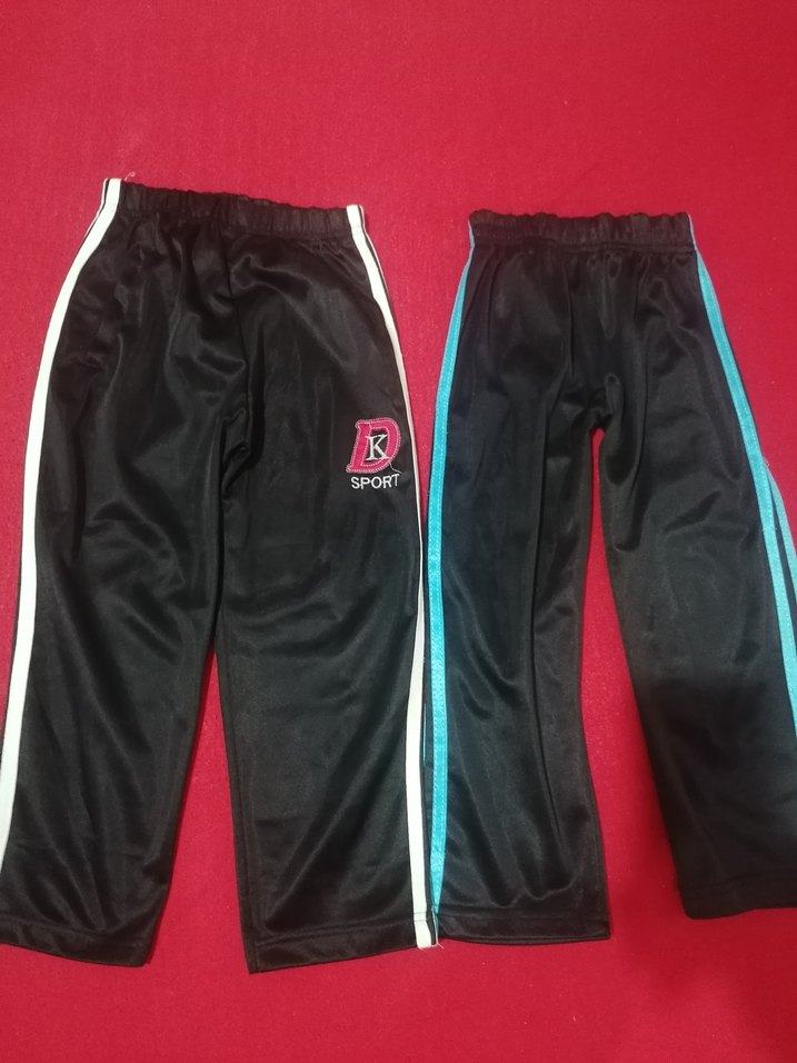 Siyah Erkek Çocuk Fermuarlı Eşofman Altı - Görsel 2