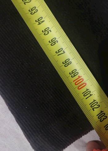 Kadın Kahverengi kadife fitilli tayt - Görsel 7