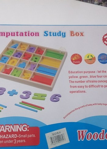 Renkli Ahşap Sayılar ve Çubuklar Eğitim Seti - Görsel 5