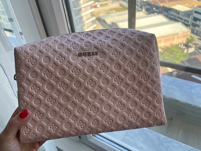  Beden Pembe guess çanta