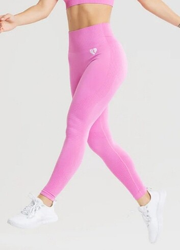 xs Beden WOMENS BEST ŞEKER PEMBE TAYT 
