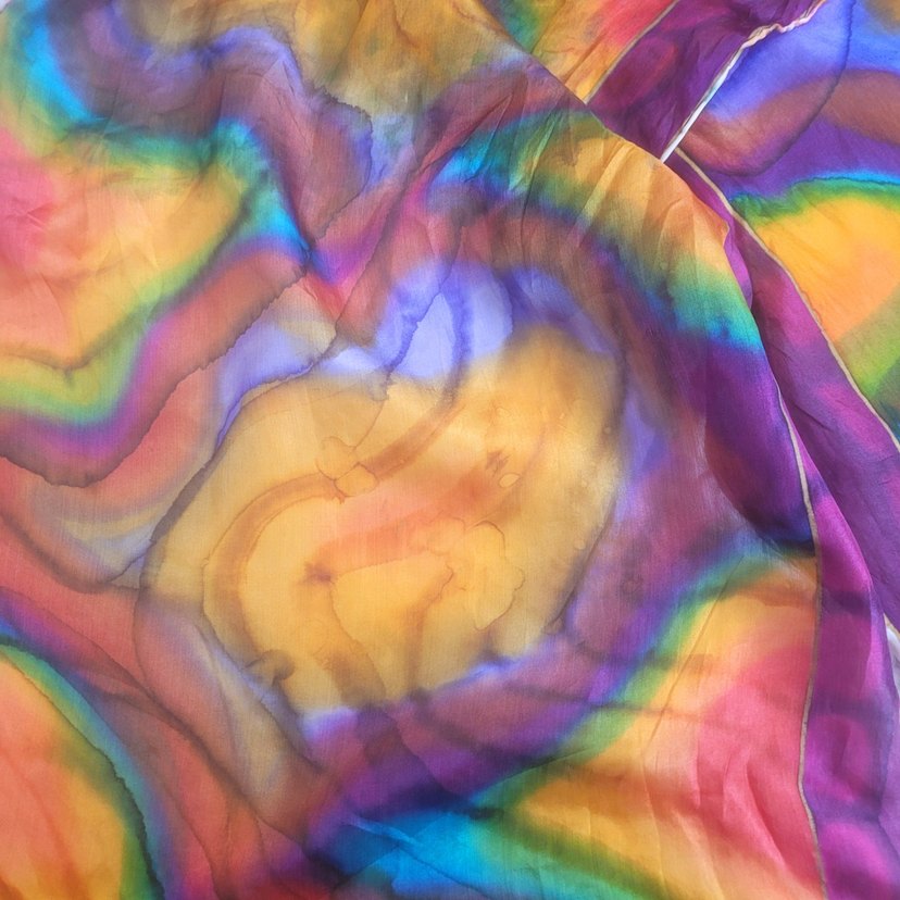 %100 İpek Şal - Görsel 2