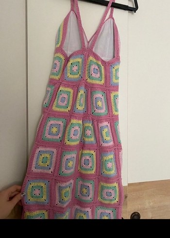 El Örgüsü Bohem Elbise - Görsel 3