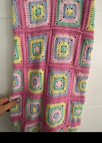 El Örgüsü Bohem Elbise - Görsel 4