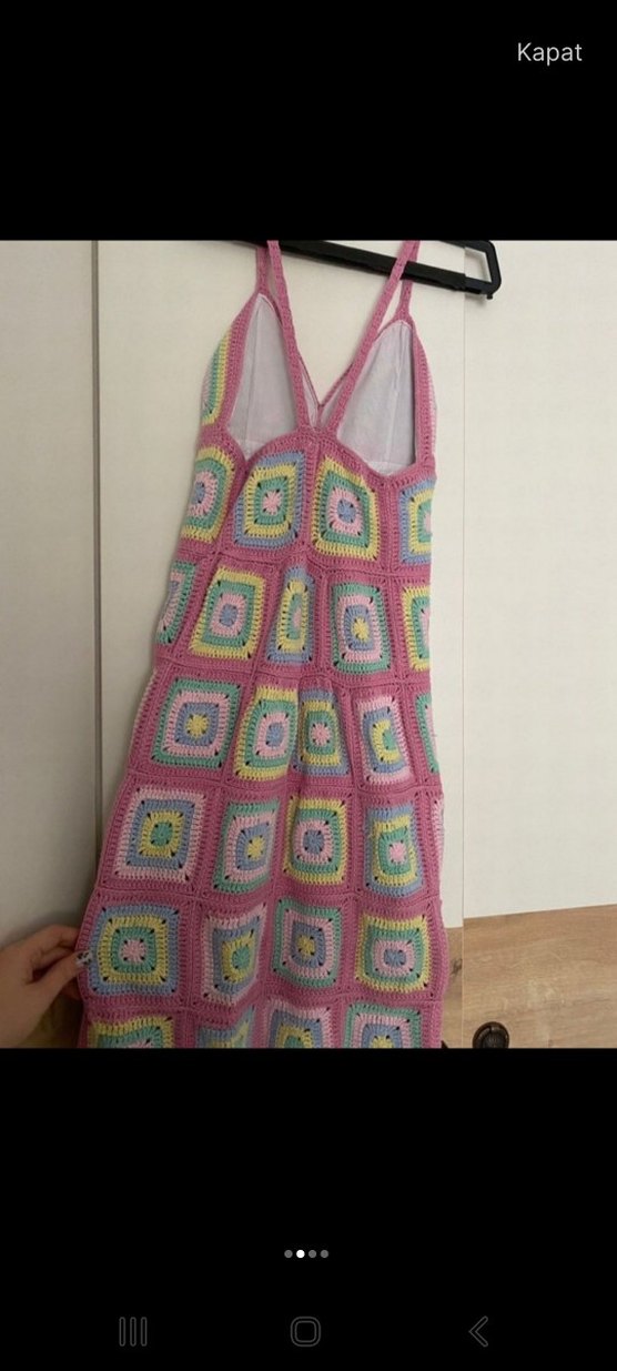 El Örgüsü Bohem Elbise - Görsel 3