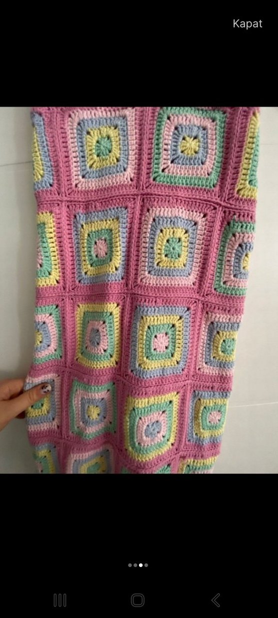 El Örgüsü Bohem Elbise - Görsel 4