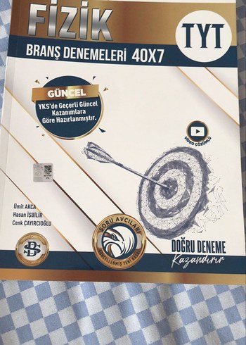 TYT Fizik Branş Denemeleri 40x7 Güncel Kitap