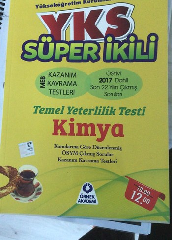 YKS Süper İkili Kimya Kazanım Testleri