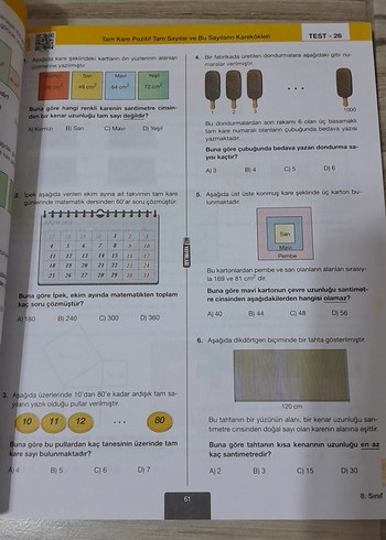 Beden 8. Sınıf Matematik Soru Bankası - Hız Yayınları