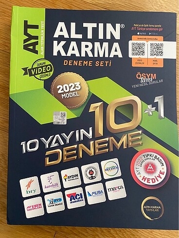 Altın karma AYT deneme seti